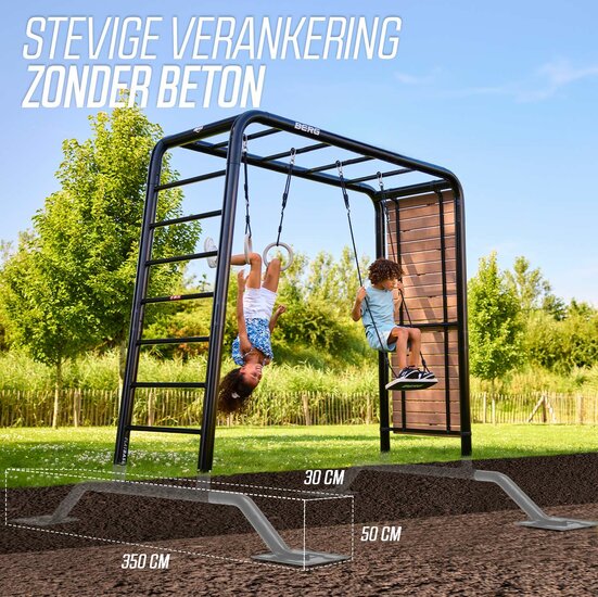 BERG PlayBase Extra Large 3-in-1 Speeltoestel met Ultimate Set
