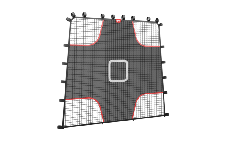 Voetbal-doelnet M voor BERG PlayBase met 4 trefzones