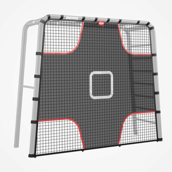 Voetbal-doelnet M voor BERG PlayBase met 4 trefzones