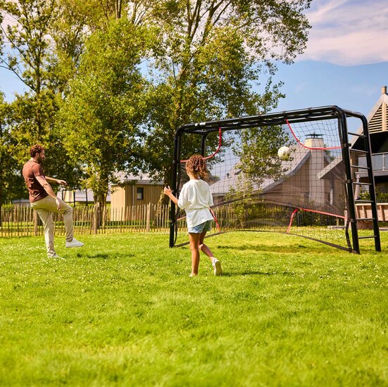 Voetbal-doelnet M voor BERG PlayBase met 4 trefzones