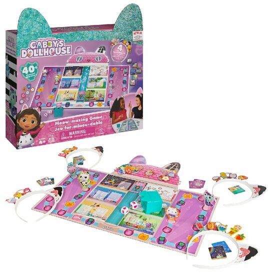 Gabby's Dollhouse Gabby's Bordspel Met Kattenoren