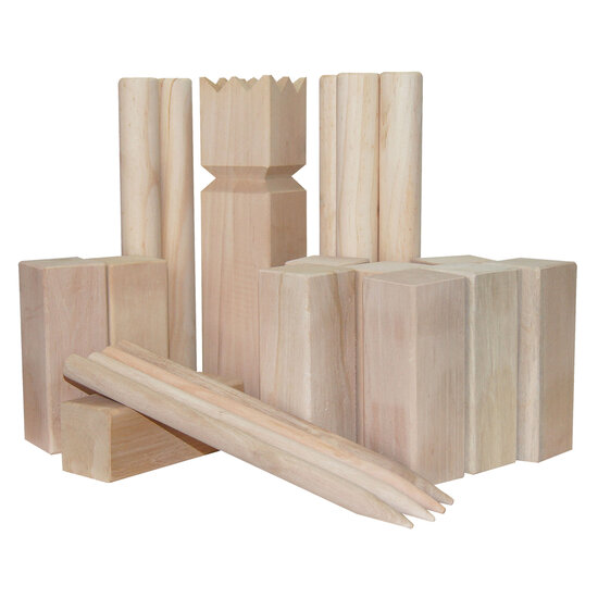 Outdoor Play Kubb Game XL incl Draagtas FSC