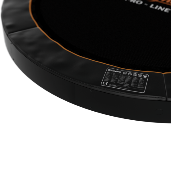 Trampoline Rand FlatLevel &Oslash;245 Zwart | Avyna