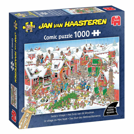 Jan van Haasteren Legpuzzel - Het Dorp Van De Kerstman, 1000st.