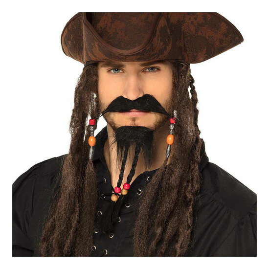Set Gezichtbeharing Piraat