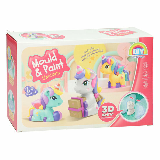 Gieten &amp; Schilderen Eenhoorn 3D