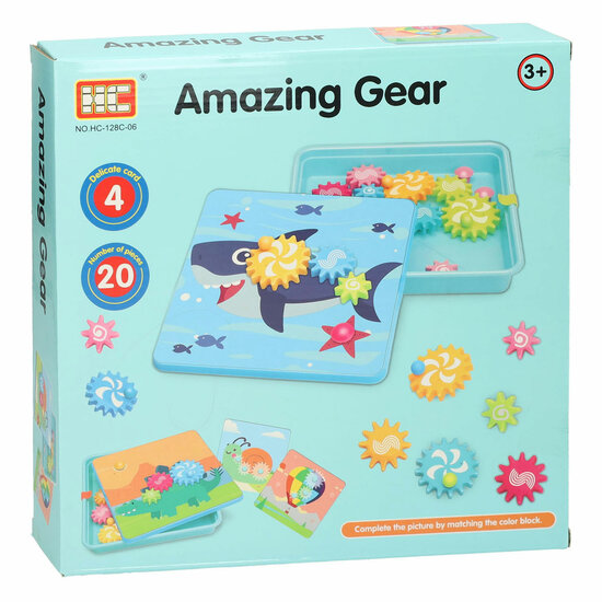 Tandwielenset Blauw, 20dlg.