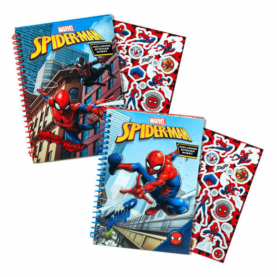 Spiderman Glitter Notitieboek