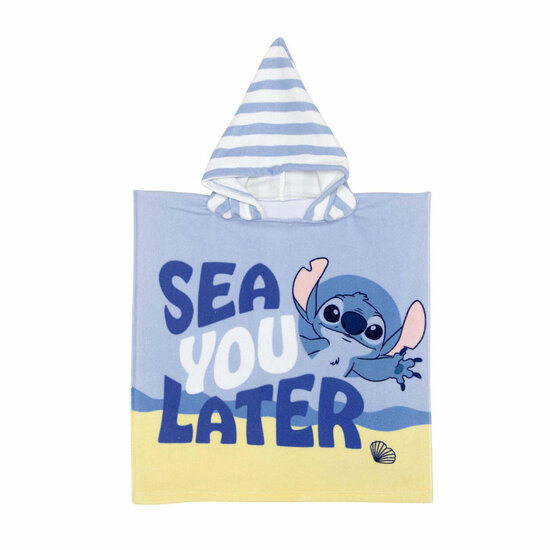 Handdoek Poncho Stitch op het Strand