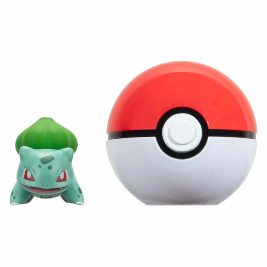 Pok&eacute;mon - Clip N Go Bulbasaur met Pok&eacute;bal