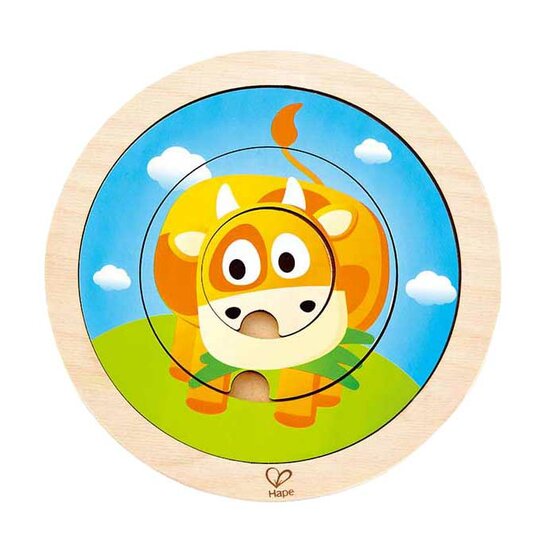 Hape Draaiende Puzzel Boerderij