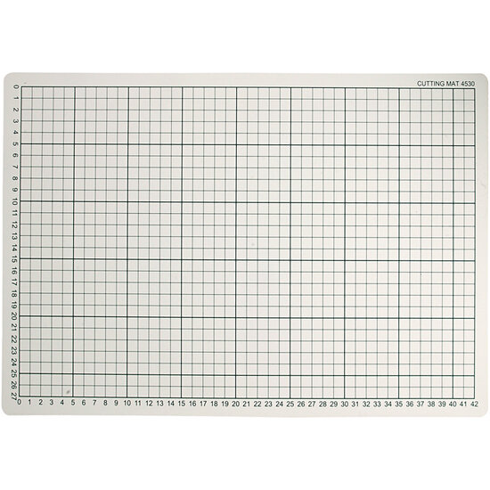 Snijmat Rubber met Rasterlijnen, 30x45cm