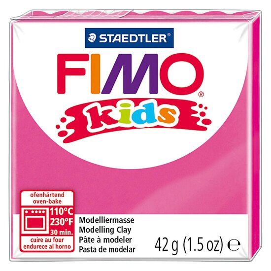 FIMO Kids boetseerklei, Roze, 42 gr