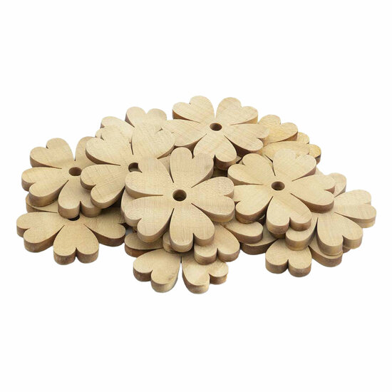 Grote Houten Bloemen, 20st.