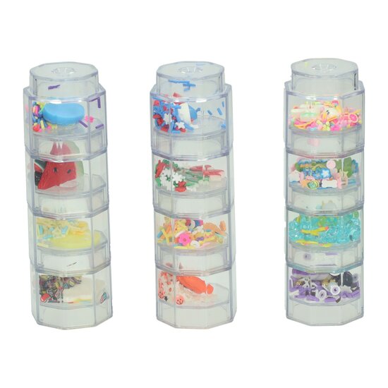 Glitter&amp;Sprinkle Stapelbare Achthoeken - 12dlg