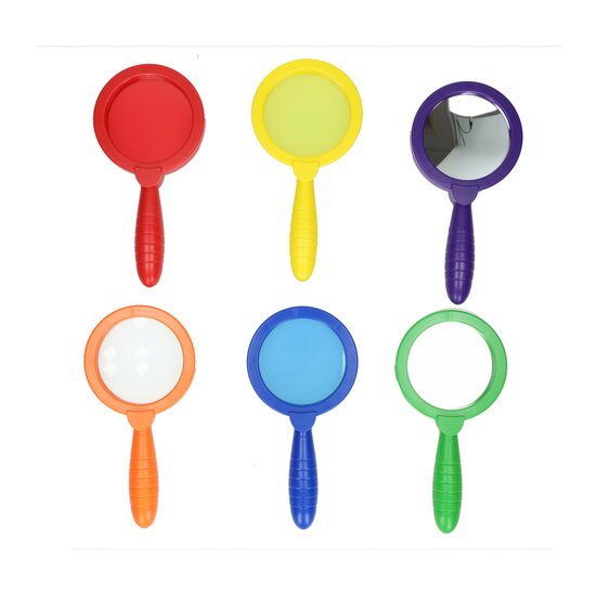 Gekleurde Kijkglazen - 6st.