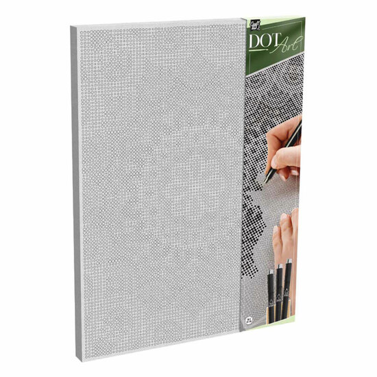 Stippenkunst op Doek Mandela - 40 x 30 cm - incl. Fineliners