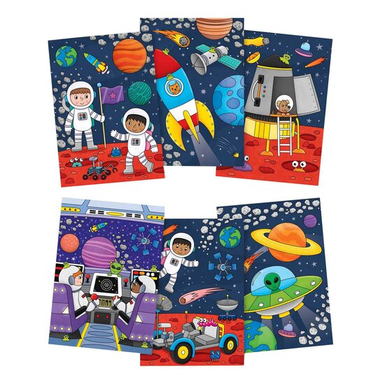 Galt - Water Magic Space - 6 Herbruikbare Afbeeldingen