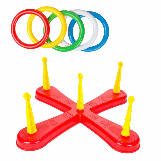 Play Out Ringwerpspel Bright met 5 Ringen