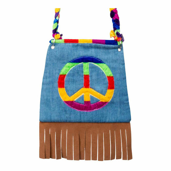 Schoudertas Peace, 19x19cm