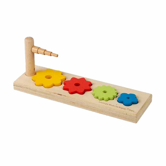 Bigjigs Bloemensorteerder, 5dlg.
