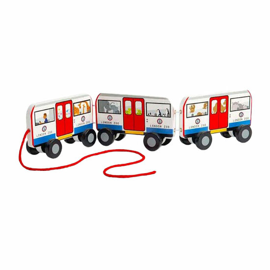 Bigjigs Houten Londen Trekbus