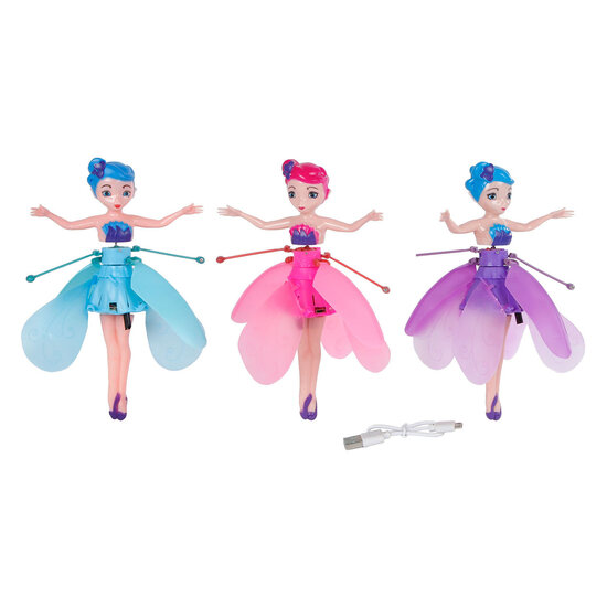 Glamour Vliegende Fee, 16,5cm