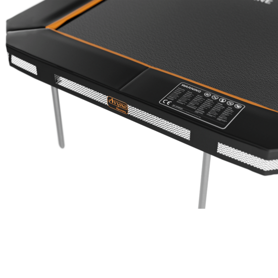 Trampoline Rand InGround 305x225 Zwart | Avyna