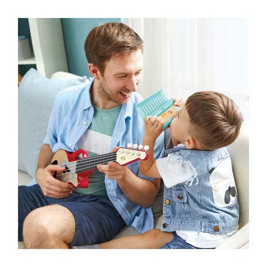 Hape Leer met Licht Mondharmonica