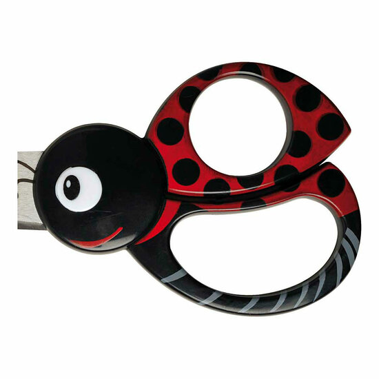 Fiskars Kinderschaar met Dierenmotief Lieveheersbeestje - 13cm