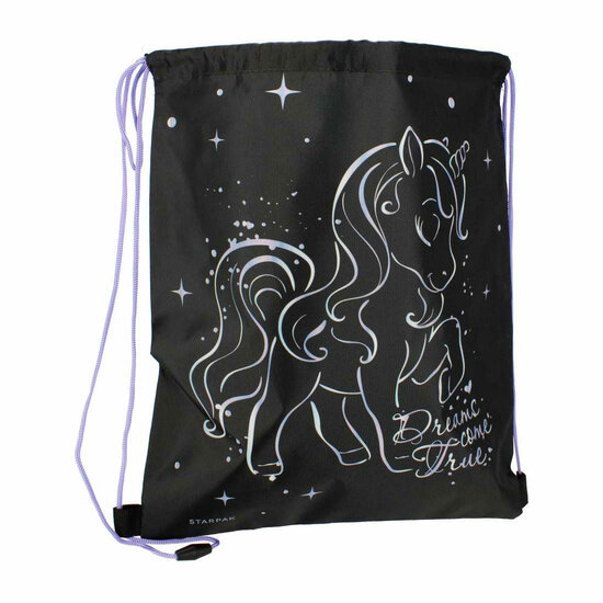 Gymtas Eenhoorn Zwart