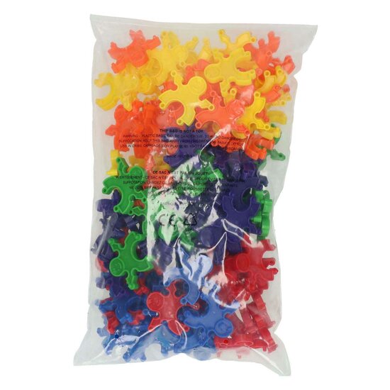 Gekleurde Bouwpoppetjes - 36st.