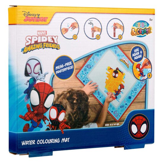 Spidey Waterkleuren Speelmat, 51x41cm