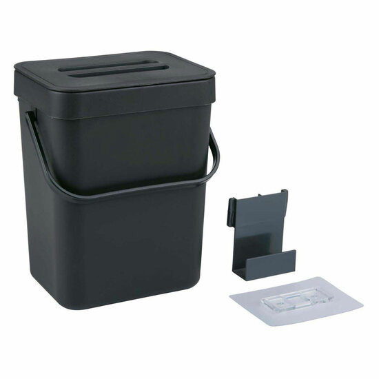 Afvalbak Keuken 3L Zwart