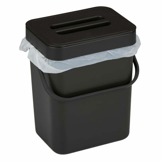 Afvalbak Keuken 3L Zwart