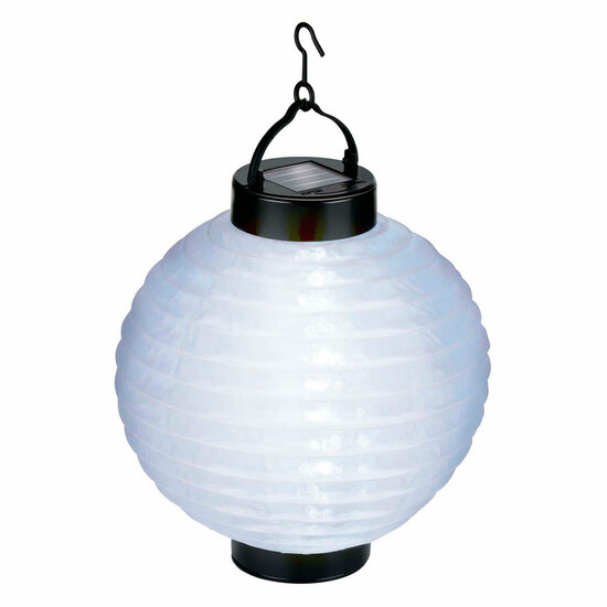 Solar Lampion Wit, 20cm