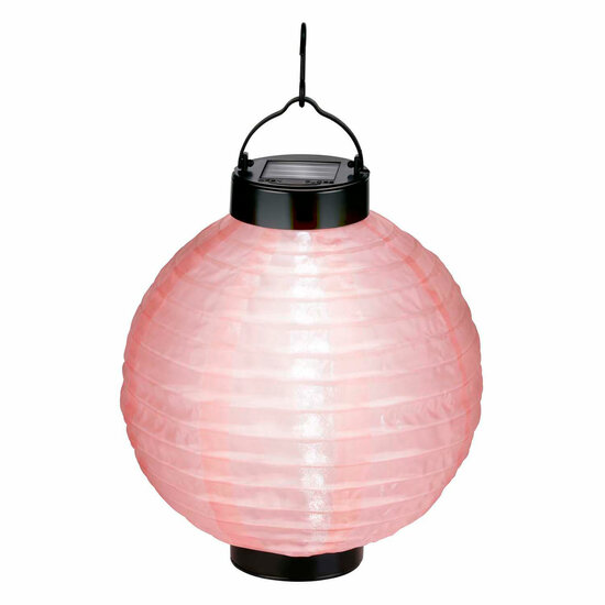 Solar Lampion Fuchsia, 20cm