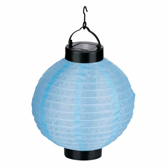 Solar Lampion Blauw, 20cm