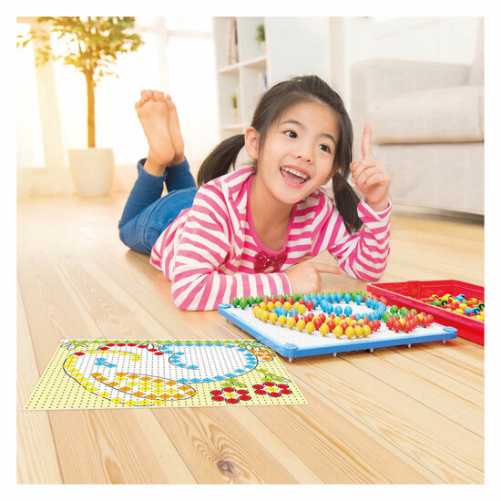 Quercetti Insteek Moza&iuml;ek, 150 pins