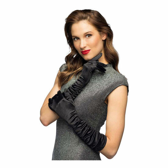 Handschoenen Elleboog Hollywood Zwart