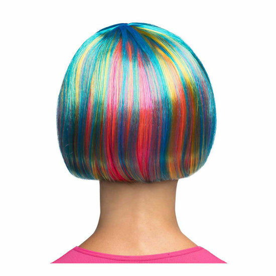 Gekleurde Pruik Pebbles