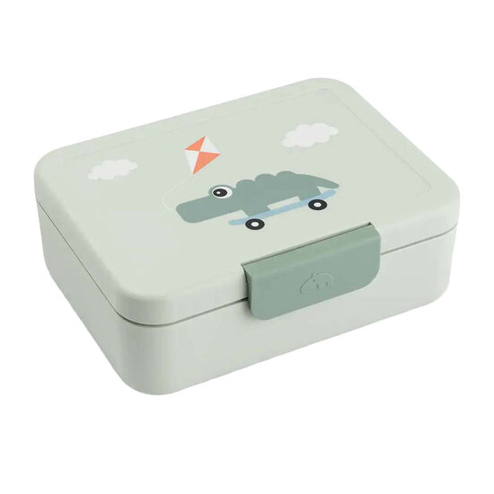 Done by Deer Broodtrommel met Vakken - Groen