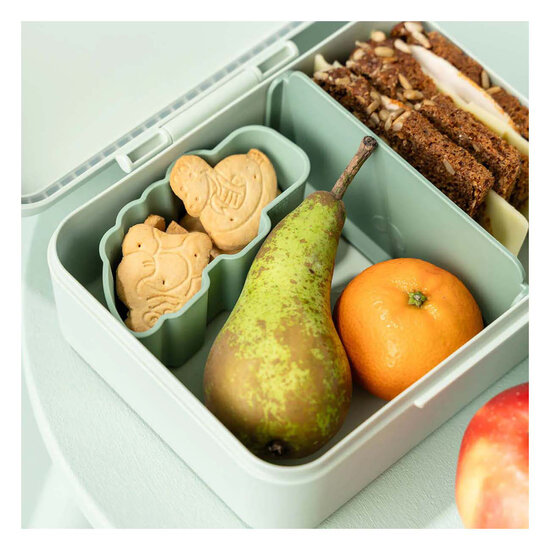 Done by Deer Broodtrommel met Vakken - Groen