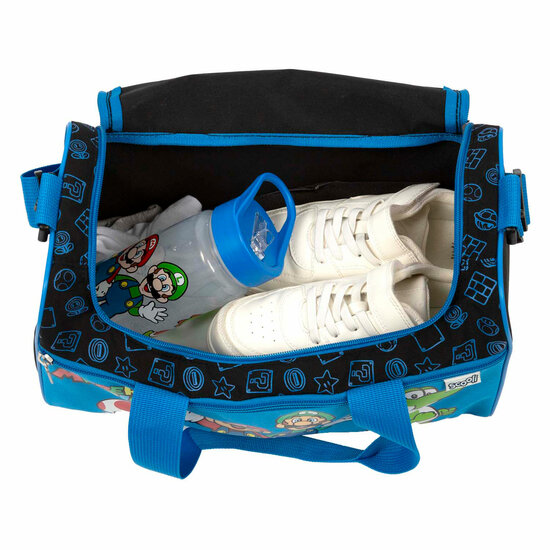 Sporttas Super Mario Blauw