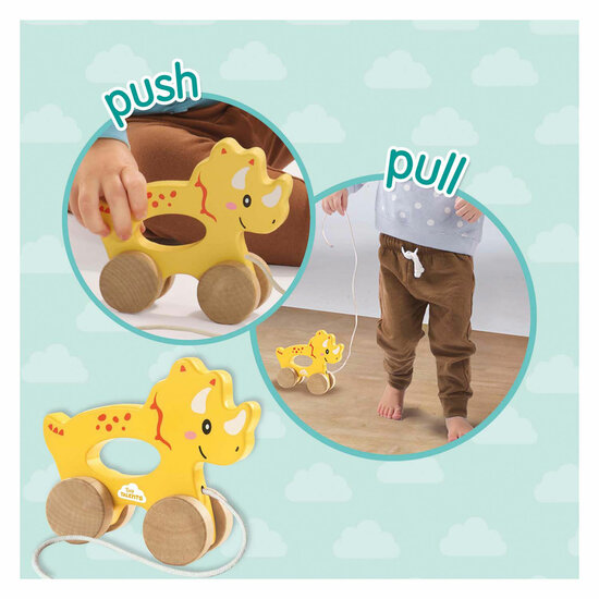 SES Houten Trekdier 2 in 1 - Triceratops