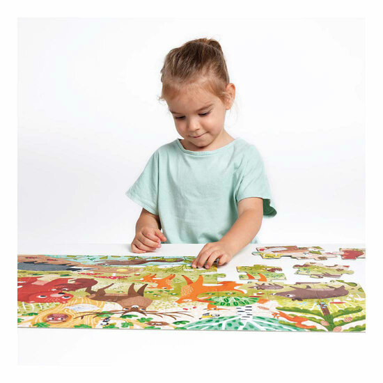 Banana Panda - Wild Jumbo Puzzel Bosdieren - 40st.