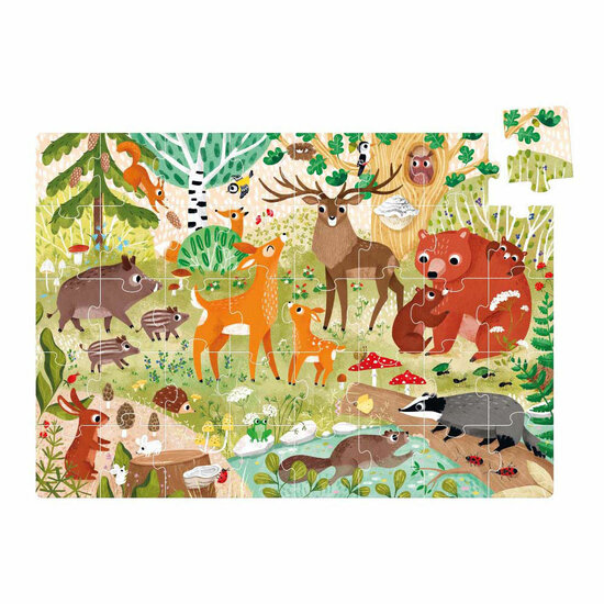 Banana Panda - Wild Jumbo Puzzel Bosdieren - 40st.