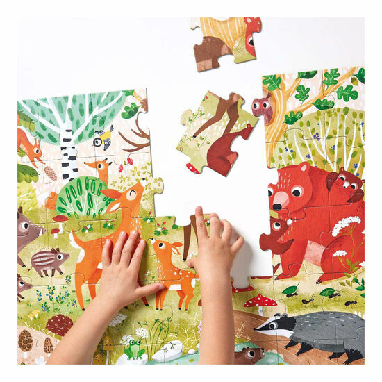 Banana Panda - Wild Jumbo Puzzel Bosdieren - 40st.
