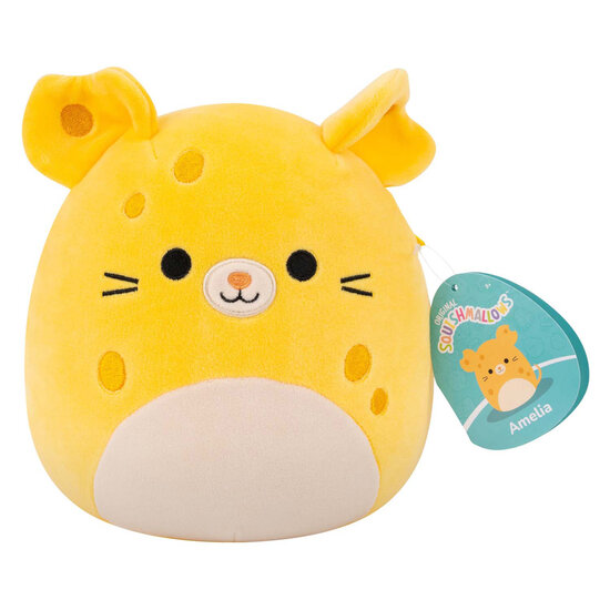 Squishmallows Knuffel Pluche - Amelia the Cheese Mouse - 19cm