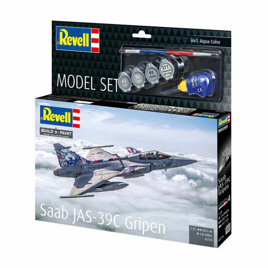 Revell Modelbouwpakket -  Saab JAS-39C Gripen 1:72 - 110dlg.